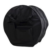 Travel Drum Bag Drum Case Thick Waterproof Padding Black with Outside Carrying Backpack for Tom Drum Persussion Instrument Accs dia 56cm